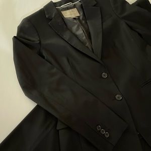 Banana Republic Black Wool Martin Fit Suit - Jacket Sz 6, Pants Sz 4 -Stunning